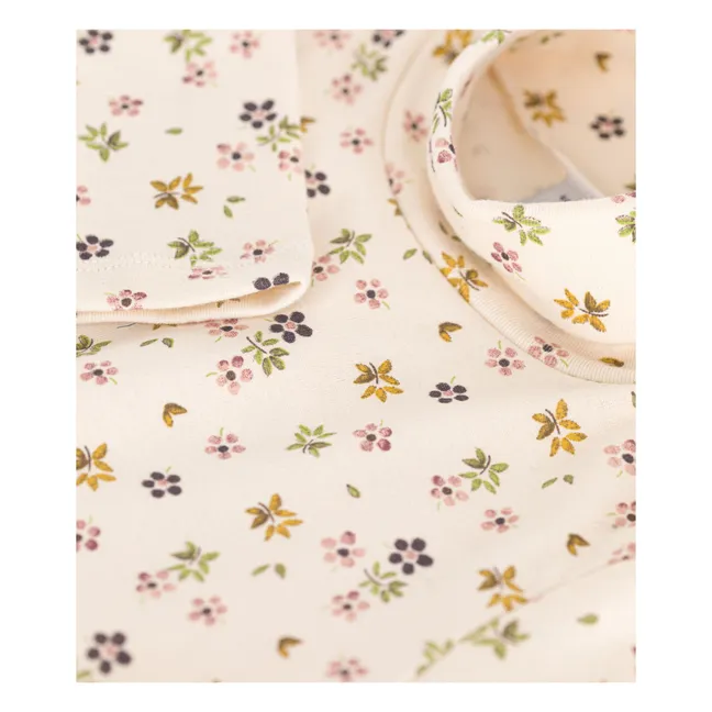 Camiseta interior floral | Beige