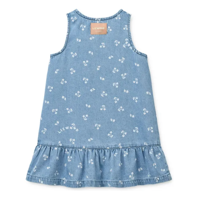 Sybilla Cerises Denim Dress | Blue