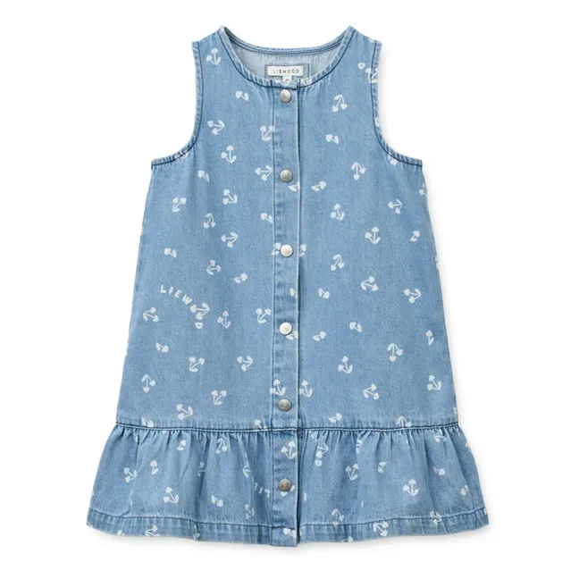 Sybilla Cerises Denim Dress | Blue