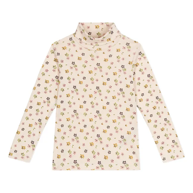 Camiseta interior floral | Beige