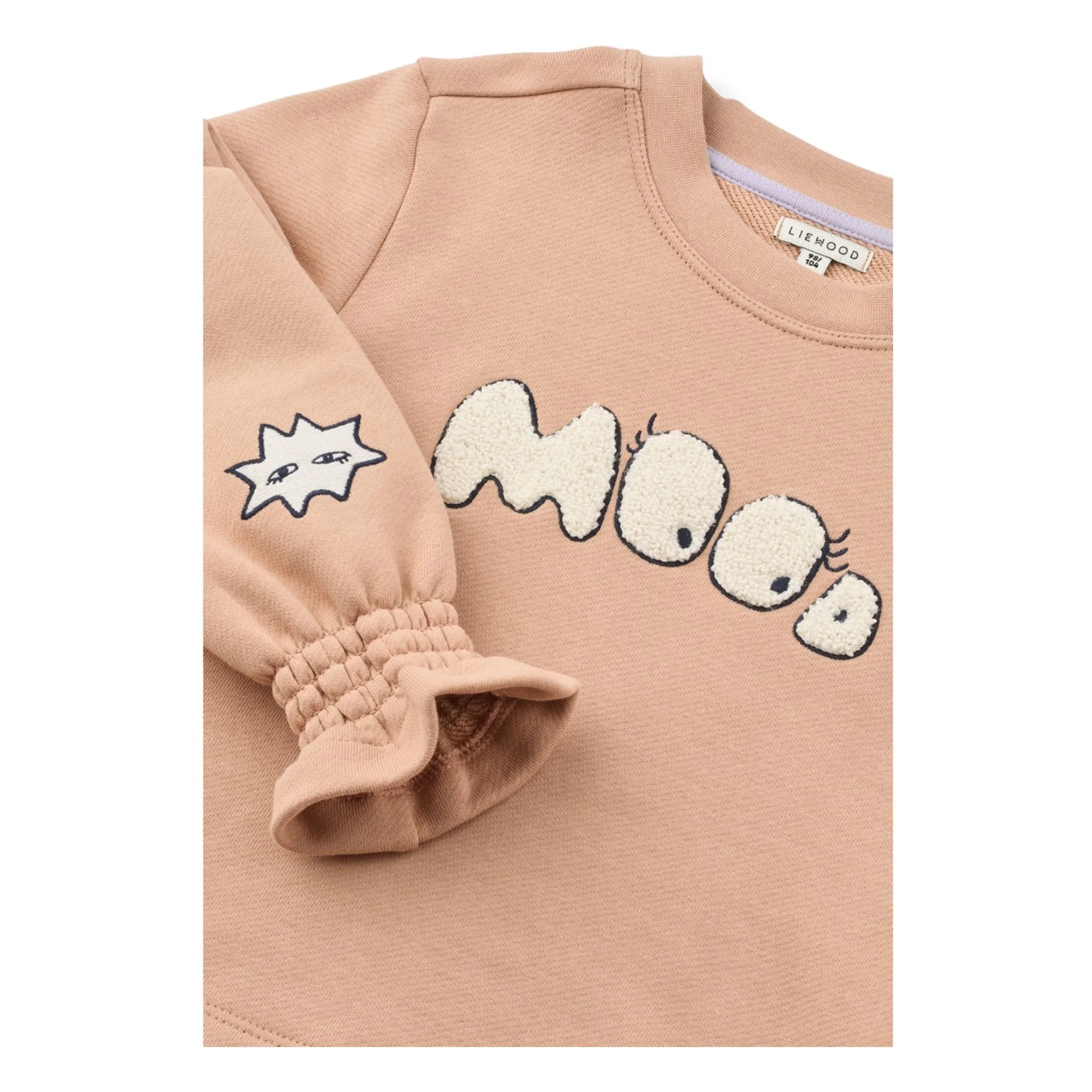 Sweat Ivey Mood Coton Bio | Rose- Image produit n°1
