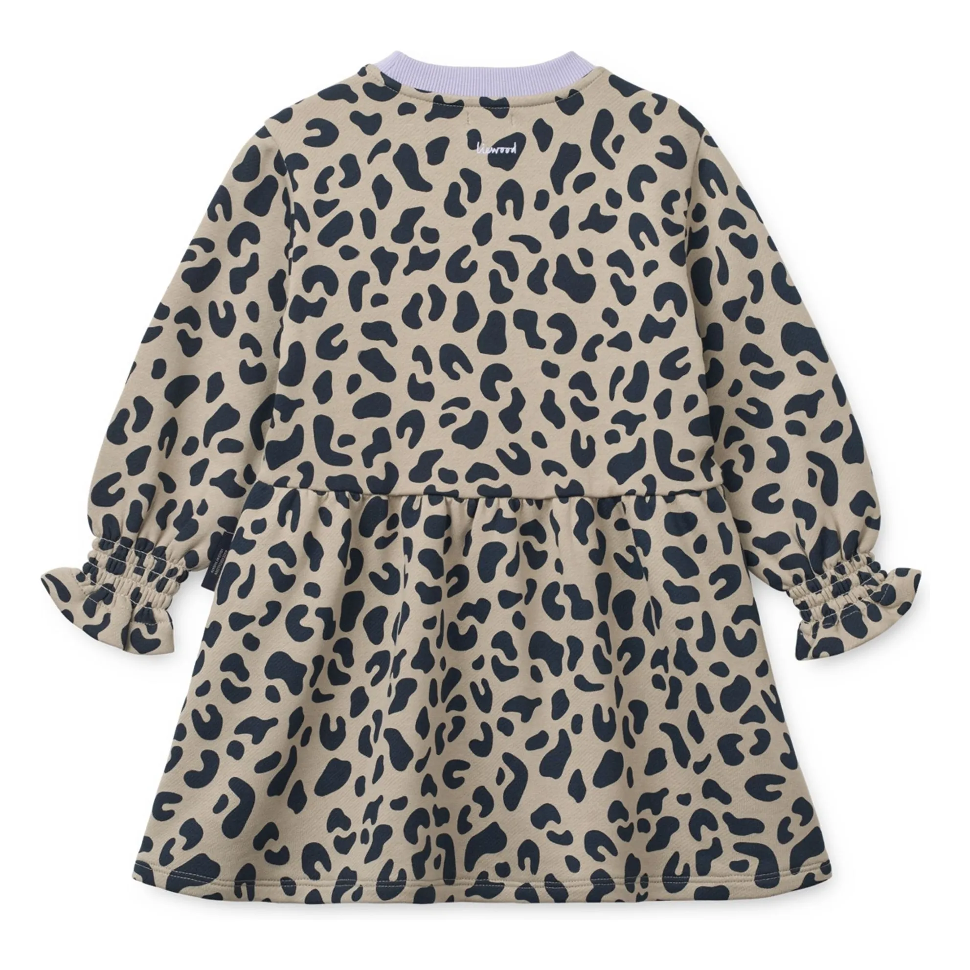 Robe Sweat Lia Léopard Coton Bio | Beige- Image produit n°4