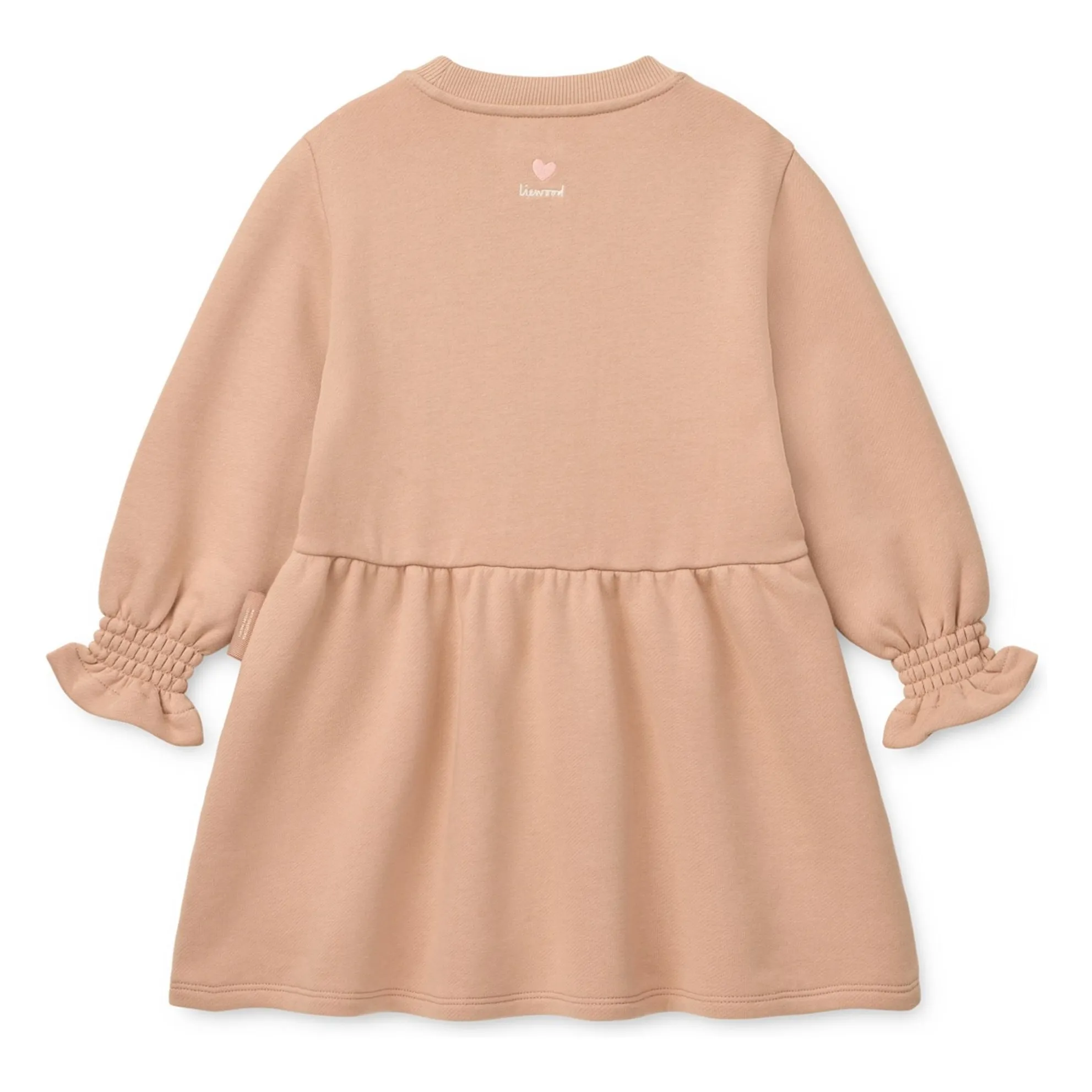 Robe Sweat Lia Mood Coton Bio | Rose- Image produit n°2
