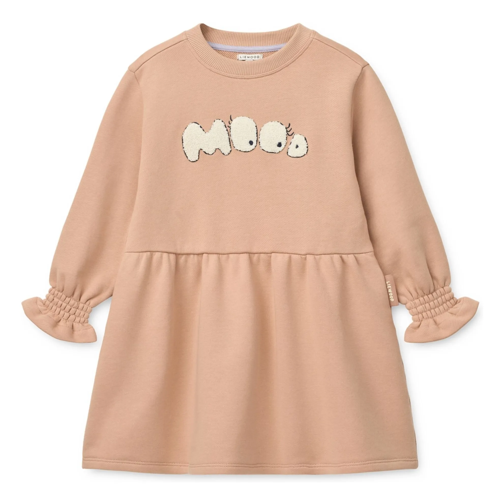 Robe Sweat Lia Mood Coton Bio | Rose- Image produit n°0