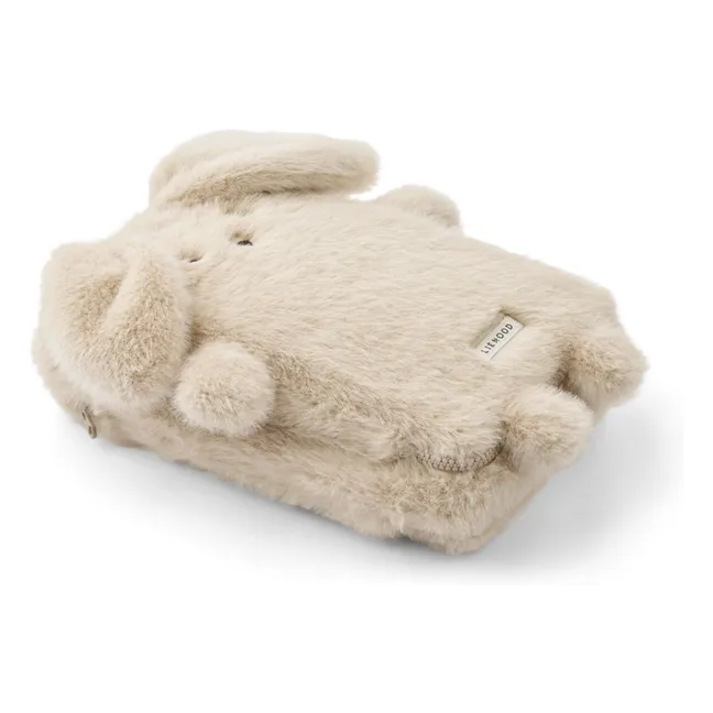 Trousse Façon Fourrure Shannon Lapin Fibres Recyclées | Beige