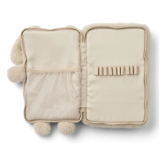 Trousse Façon Fourrure Shannon Lapin Fibres Recyclées | Beige