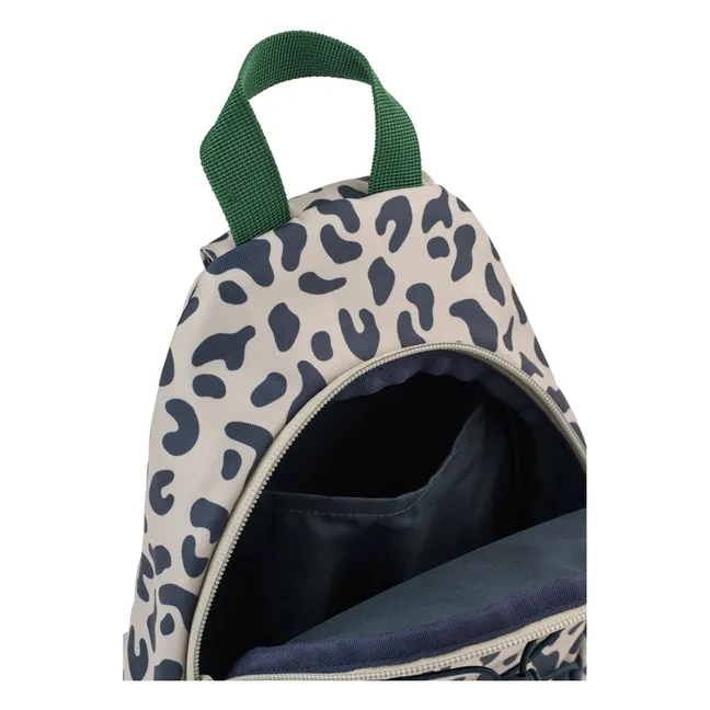 Mochila Phoenix Leopard Fibra reciclada | Beige
