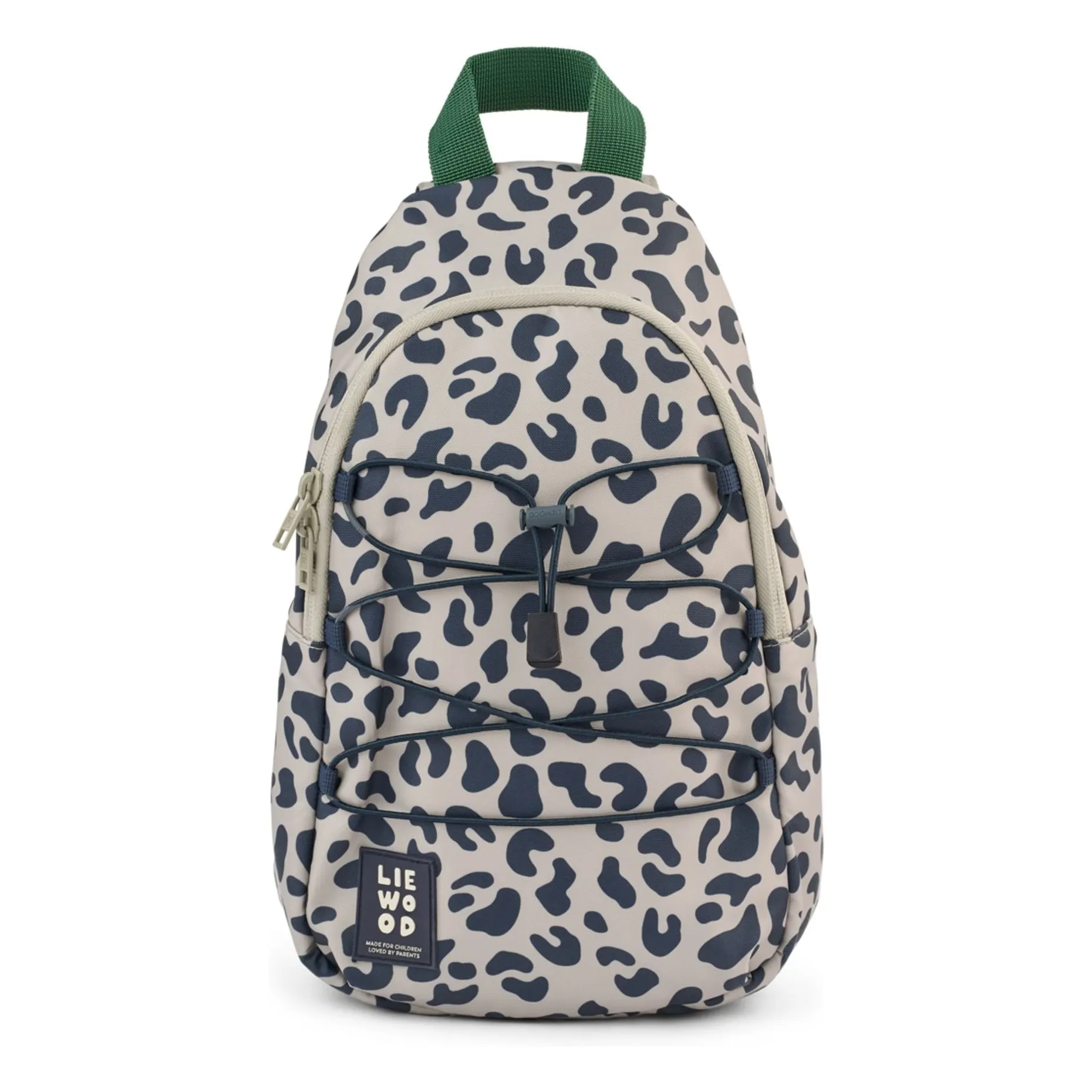 Liewood Beige Phoenix Leopard Recycled Fiber Backpack