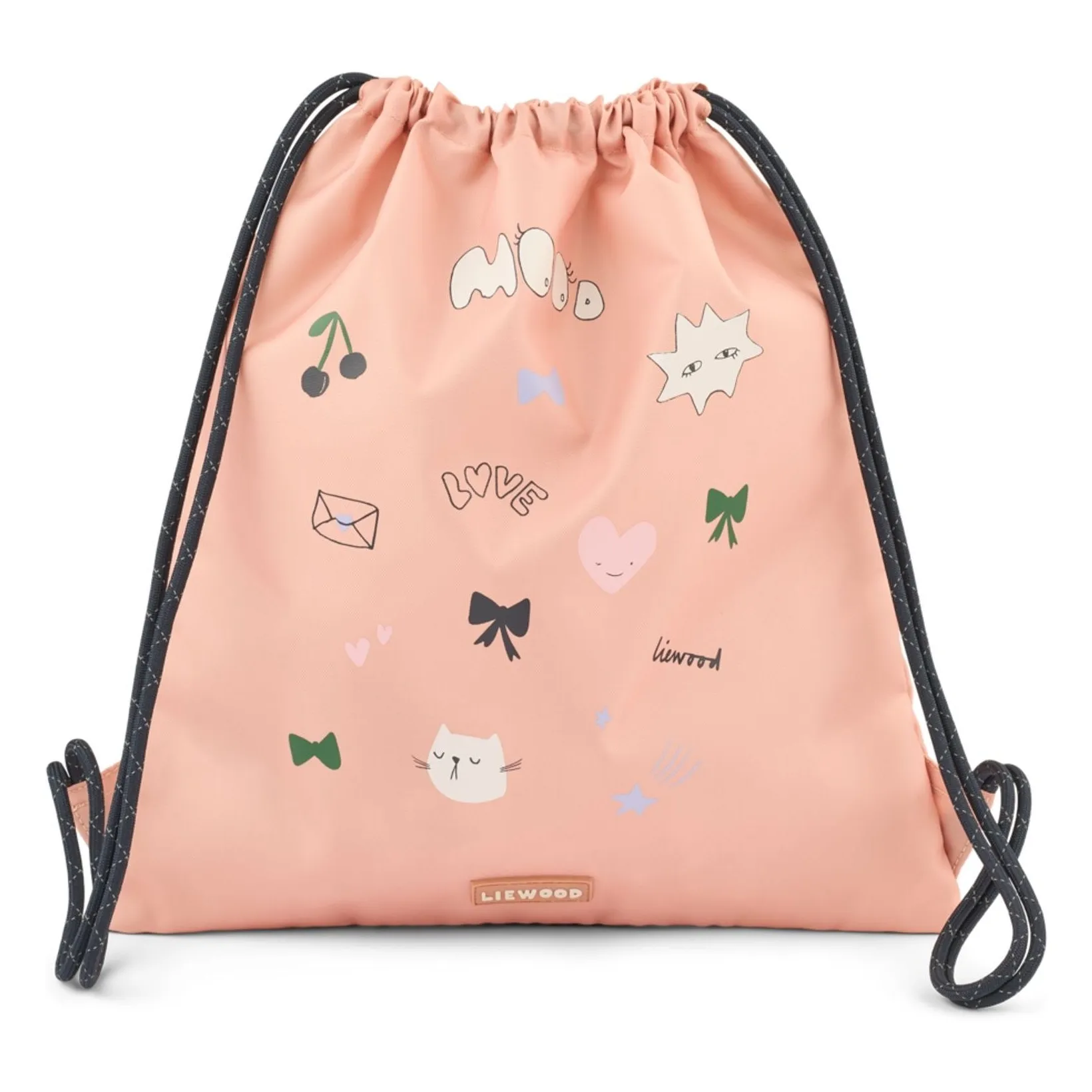 Liewood Pink Danella Mood Gym Bag Recycled Fiber
