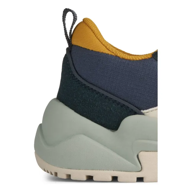Denisa Klettverschluss-Sneakers aus recycelten Fasern | Navy