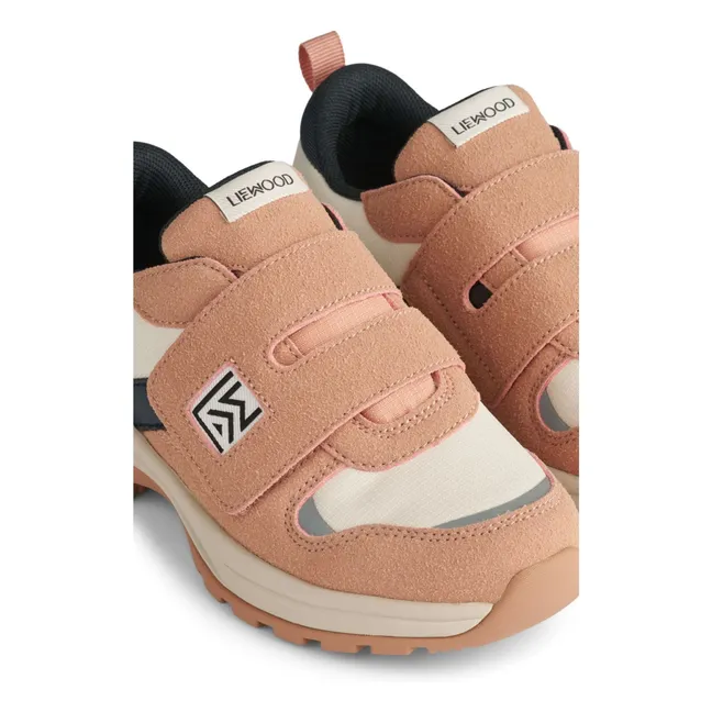 Denisa Recycled Fiber Scratch Sneakers | Pale Pink