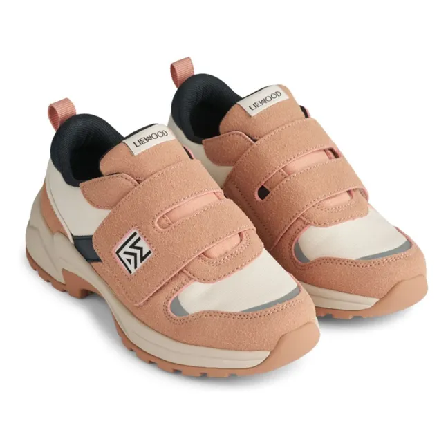Denisa Recycled Fiber Scratch Sneakers | Pale Pink