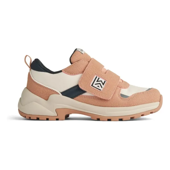 Denisa Recycled Fiber Scratch Sneakers | Pale Pink