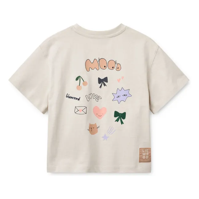 T-shirt Tyler Mood Coton Bio | Ecru