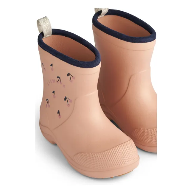 Bottes de Pluie Aston Cerises | Rose pâle
