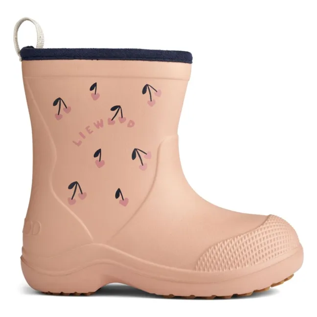 Bottes de Pluie Aston Cerises | Rose pâle