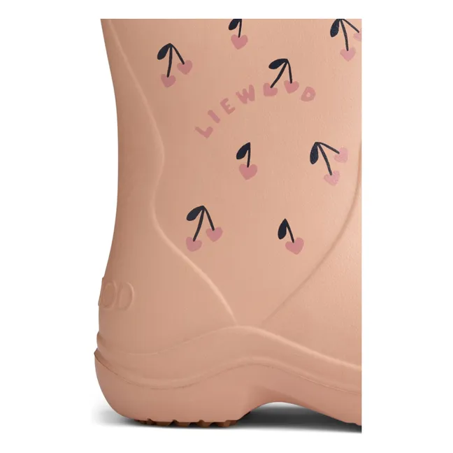 Bottes de Pluie Aston Cerises | Rose pâle