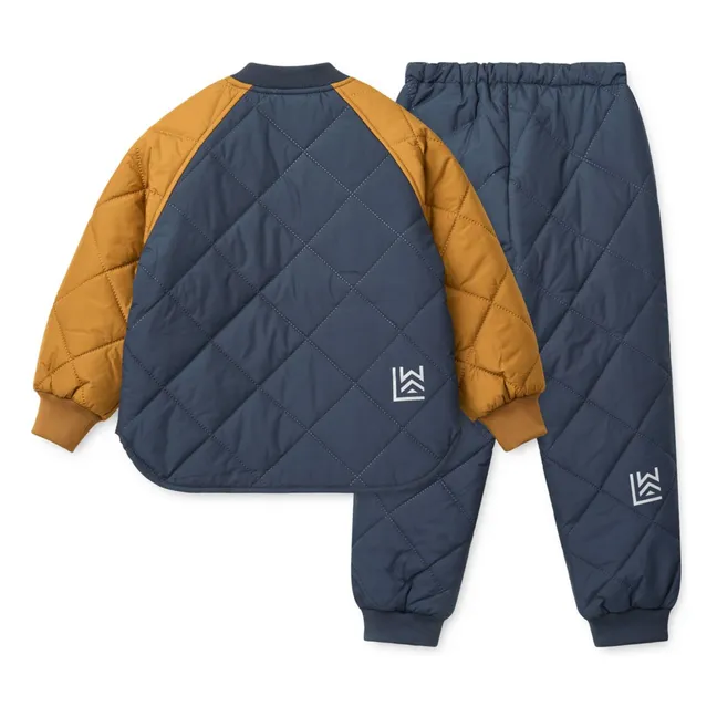 Ensemble Thermique Zella Fibres Recyclées | Bleu marine