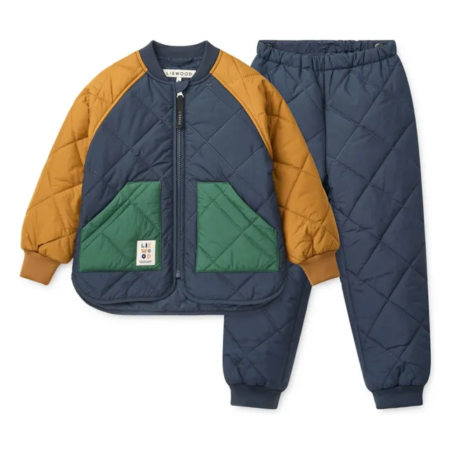Ensemble Thermique Zella Fibres Recyclées | Bleu marine