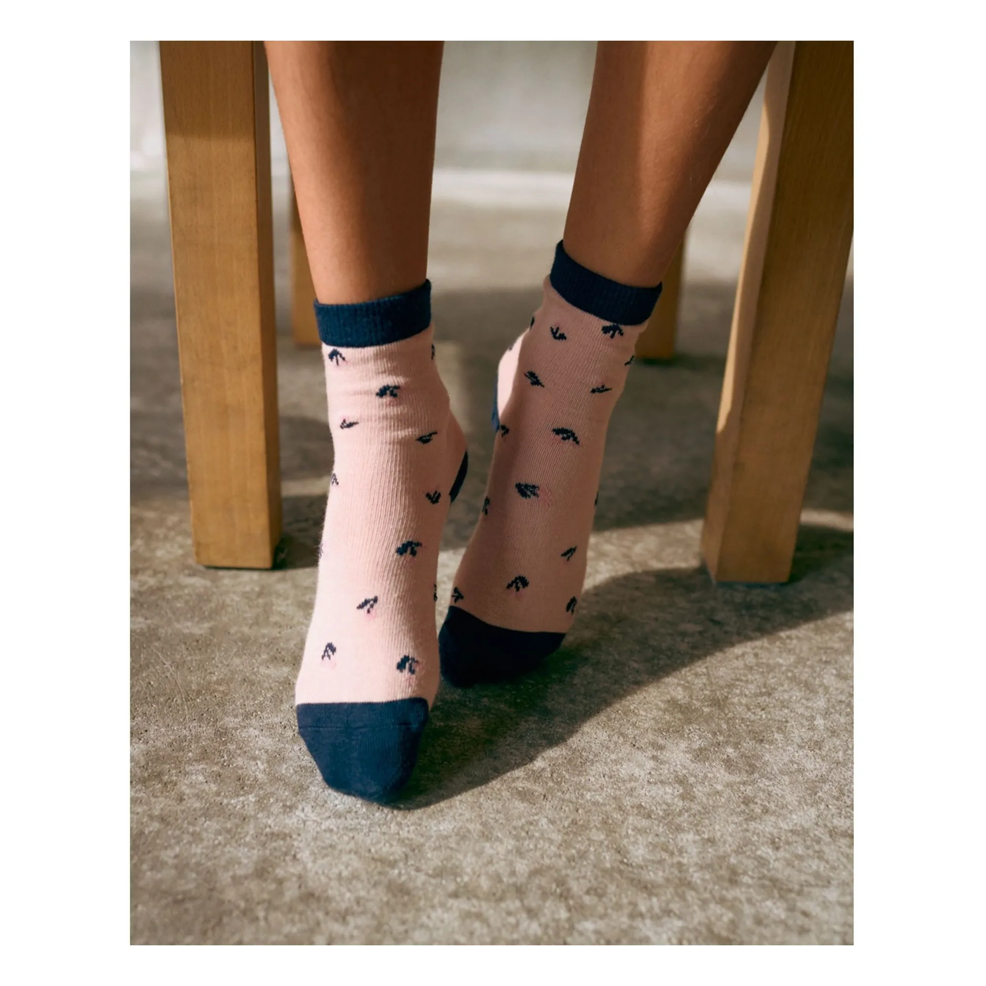 Lot de 5 Paires de Chaussettes Silas Léopard | Rose- Image produit n°1