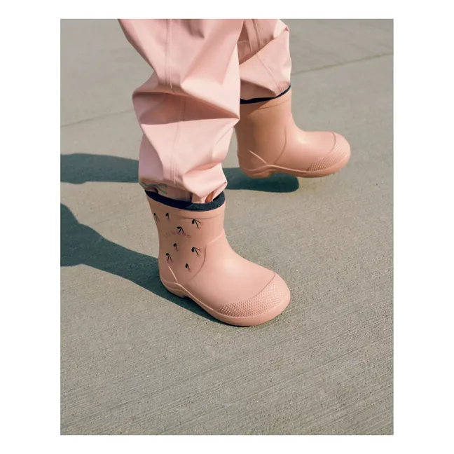 Bottes de Pluie Aston Cerises | Rose pâle