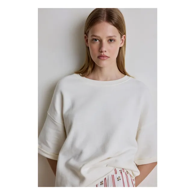 Sweat Solange Coton | Crème