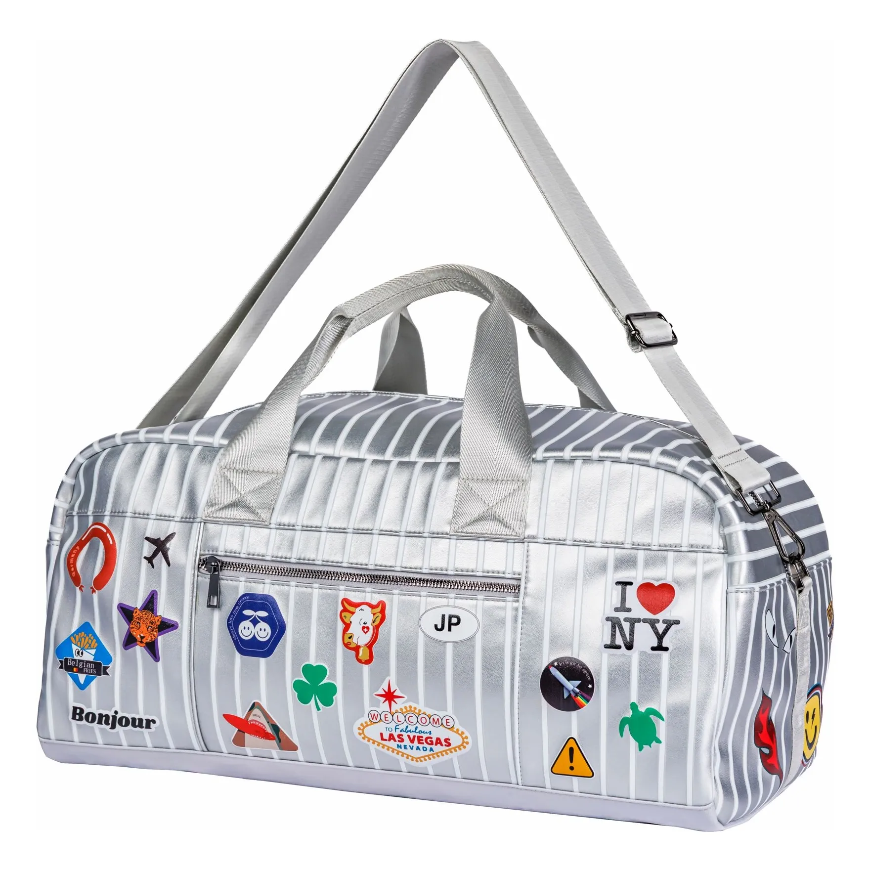 Sac Week-end Caroline Jetsetter | Argenté- Image produit n°6