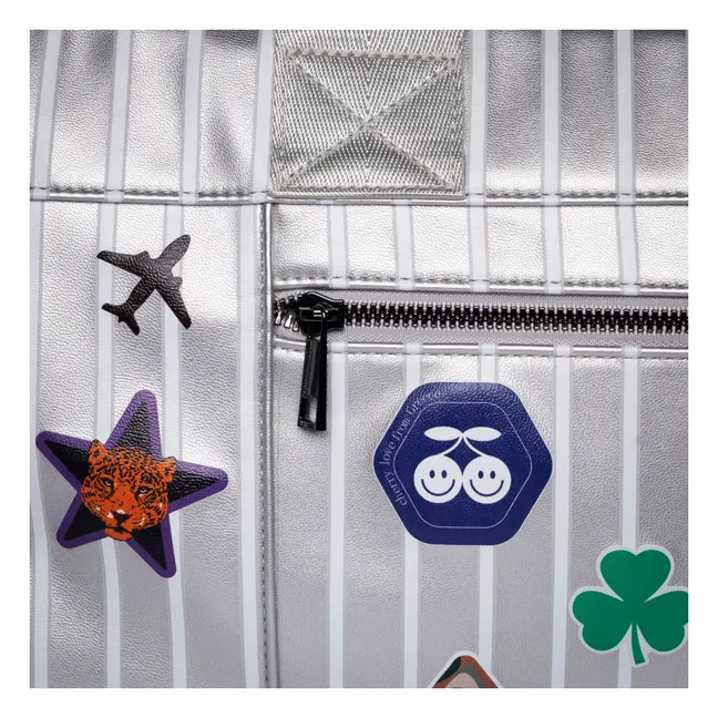 Borsa da weekend Caroline Jetsetter | Argento