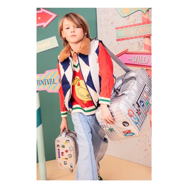 Borsa da weekend Caroline Jetsetter | Argento