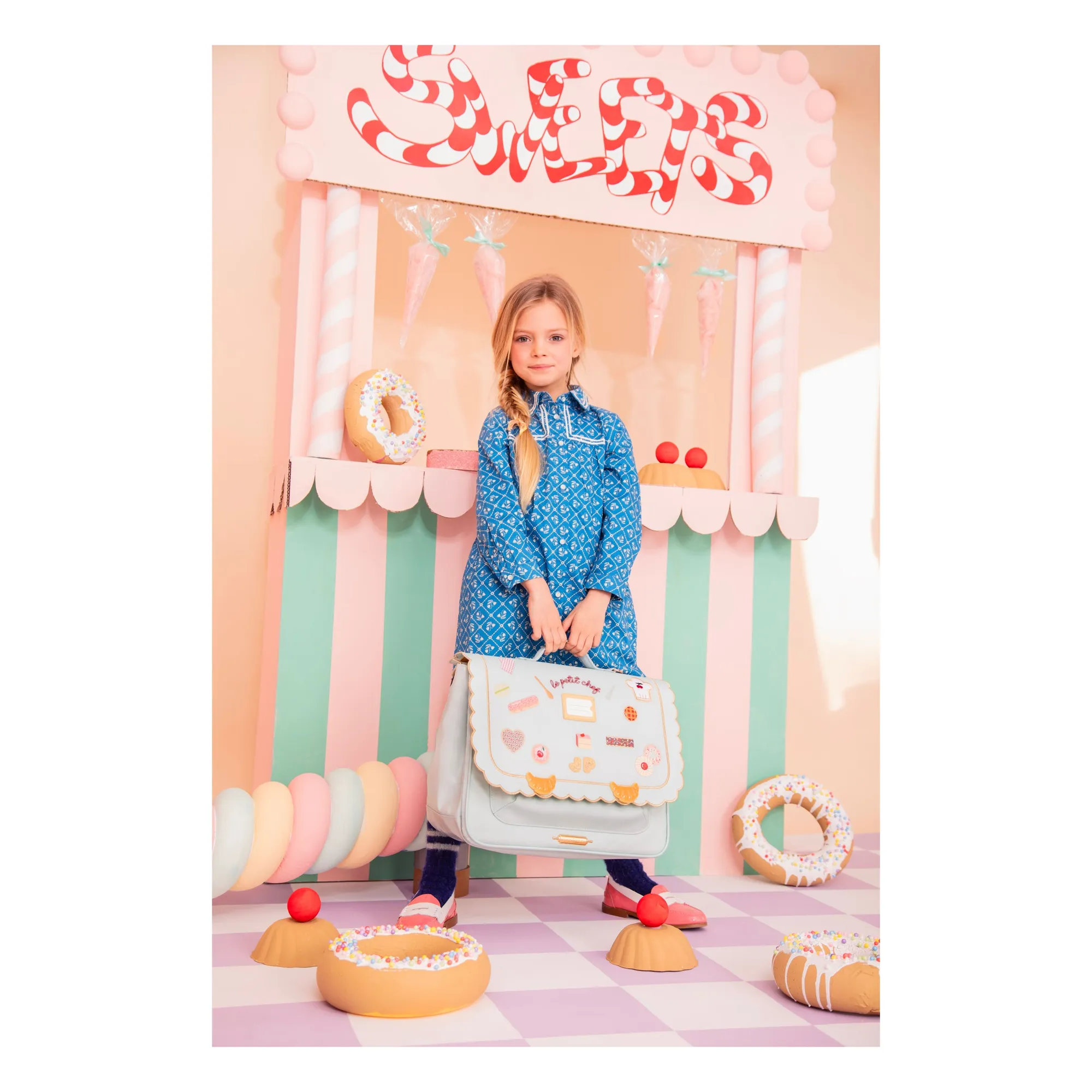 Cartable Midi Le Petit Chef | Bleu ciel- Image produit n°4