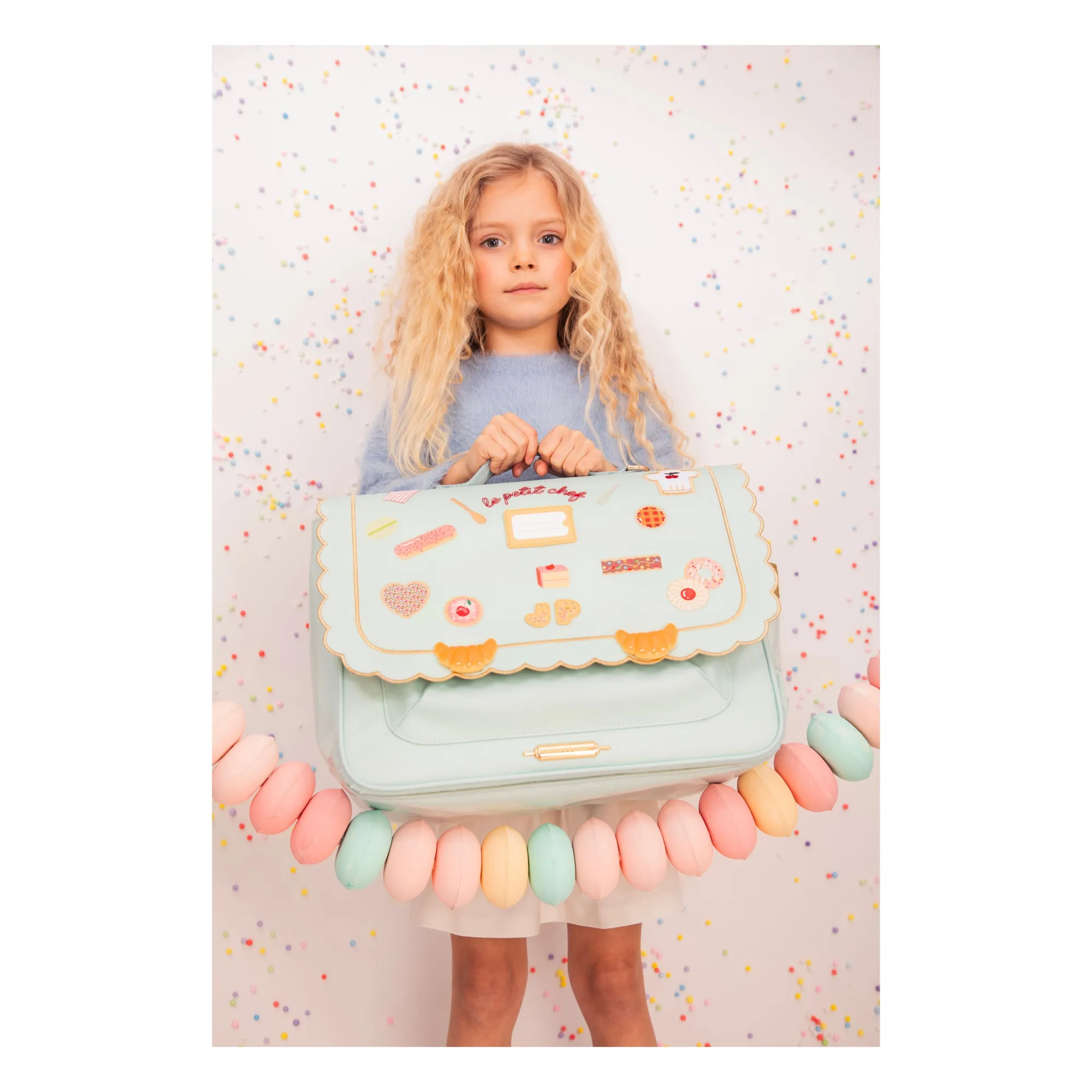 Cartable Midi Le Petit Chef | Bleu ciel- Image produit n°3