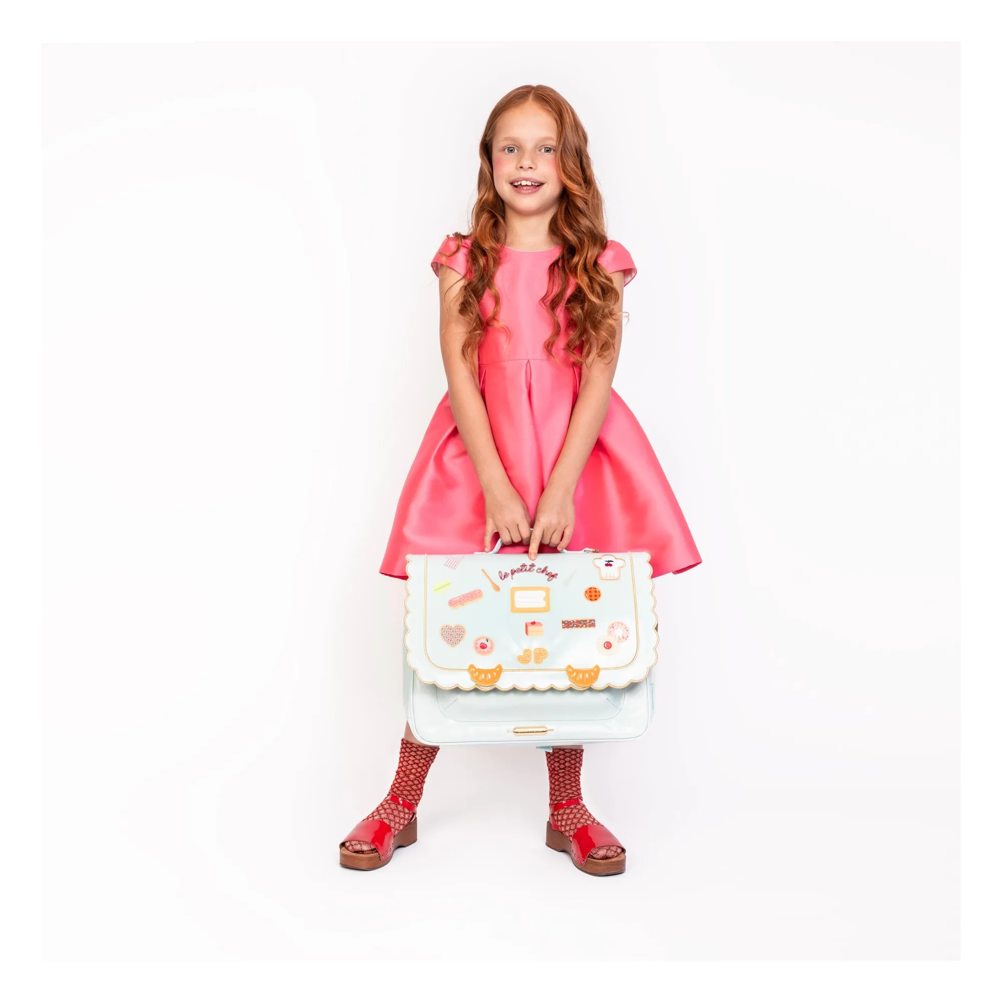 Cartable Midi Le Petit Chef | Bleu ciel- Image produit n°1