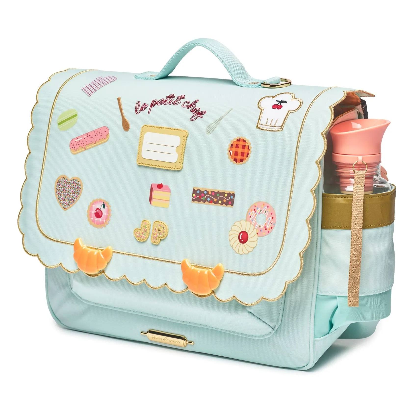 Cartable Midi Le Petit Chef | Bleu ciel- Image produit n°5