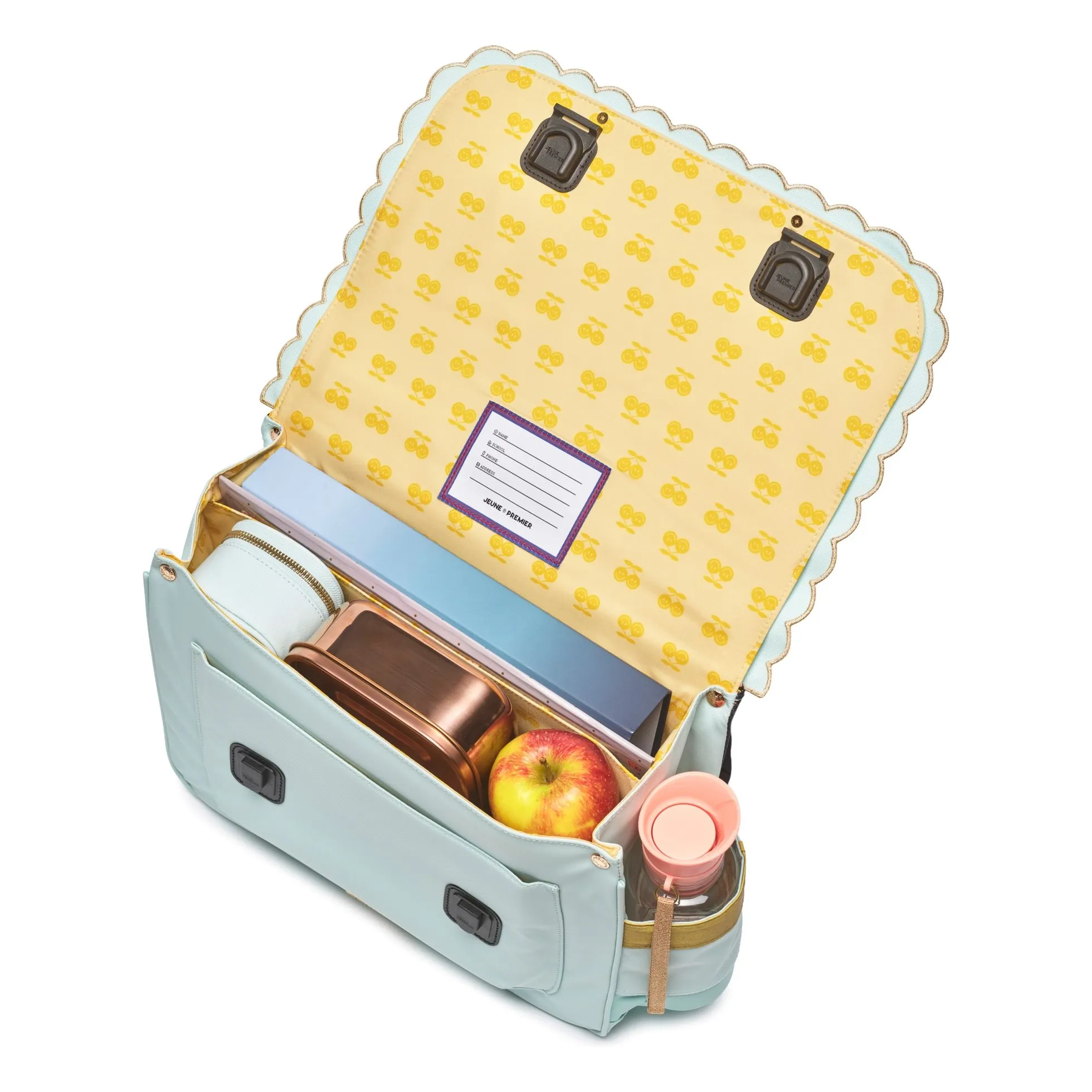 Cartable Midi Le Petit Chef | Bleu ciel- Image produit n°7