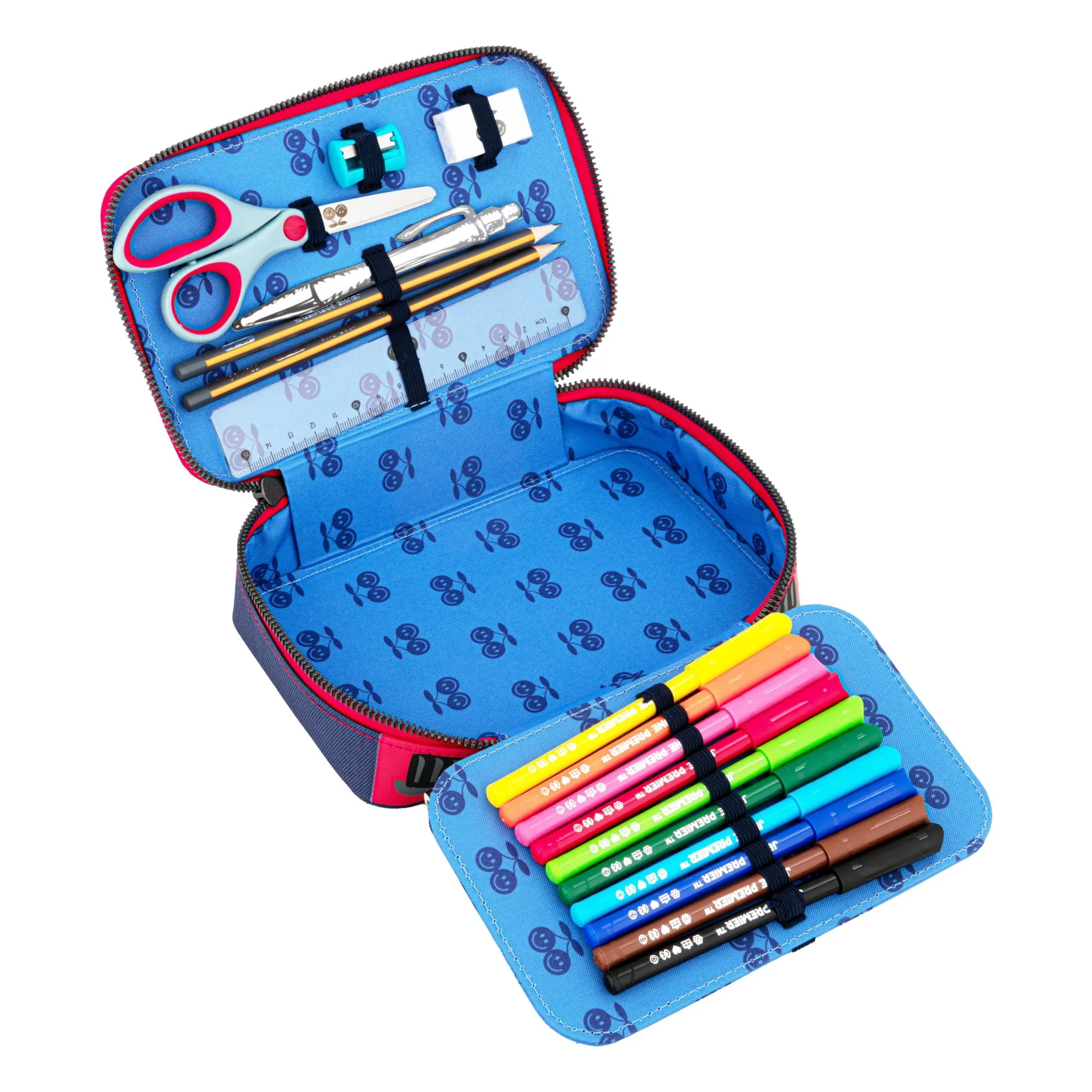 Trousse Large Supercats | Bleu foncé- Image produit n°2
