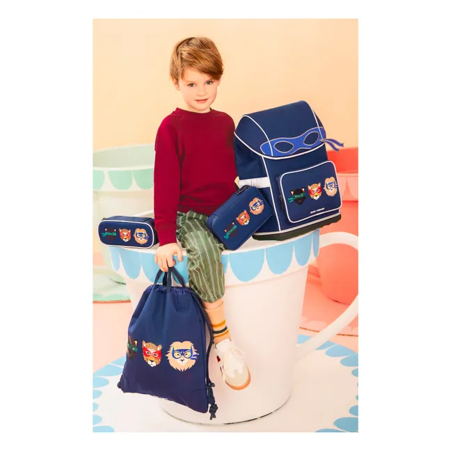 Sac à Dos Ergomaxx Supercats | Bleu foncé