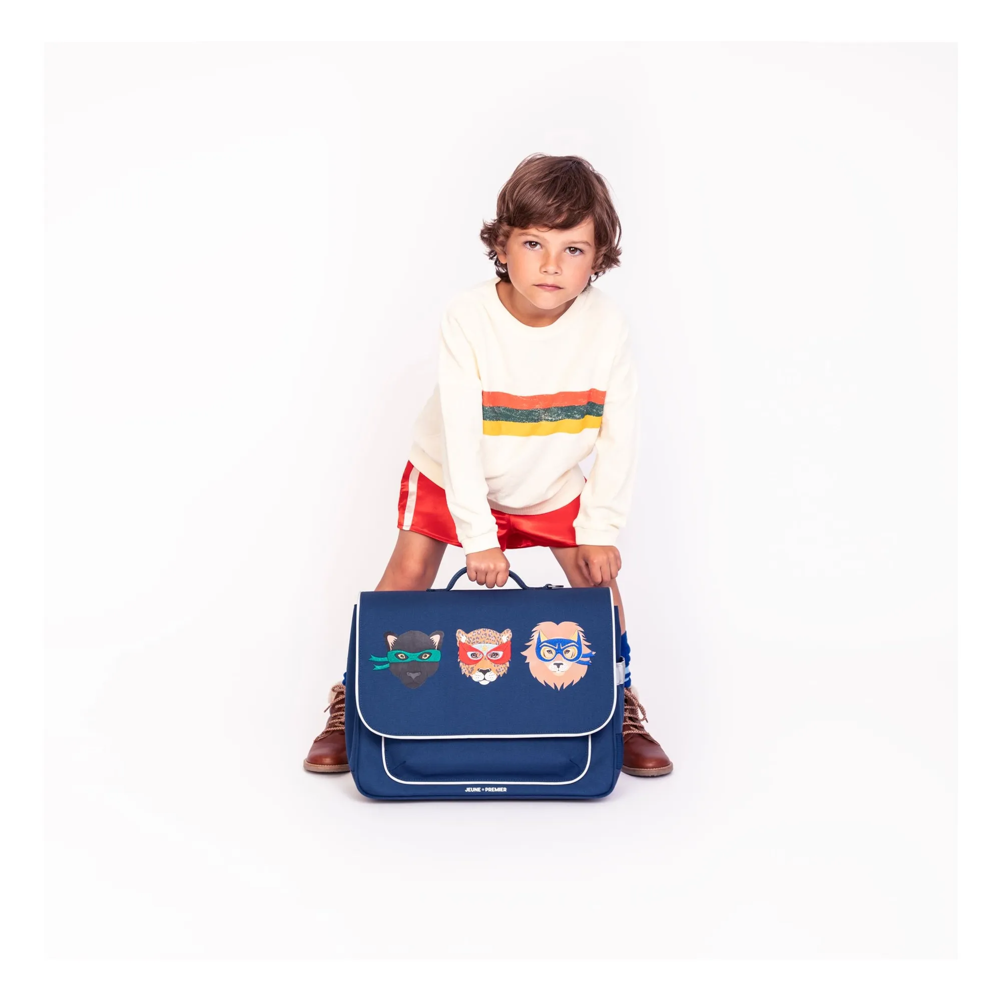 Cartable Midi Supercats | Bleu foncé- Image produit n°7