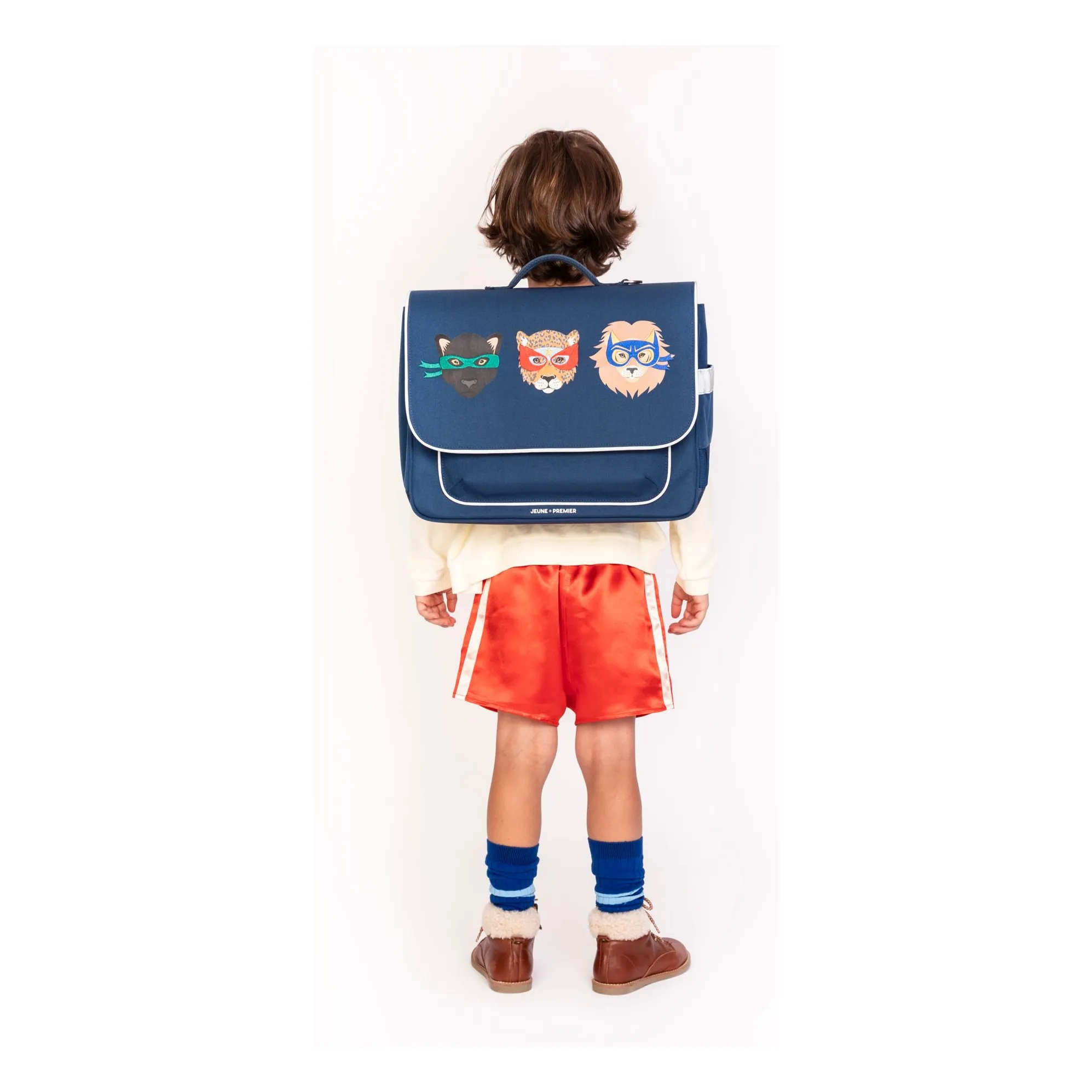 Cartable Midi Supercats | Bleu foncé- Image produit n°1