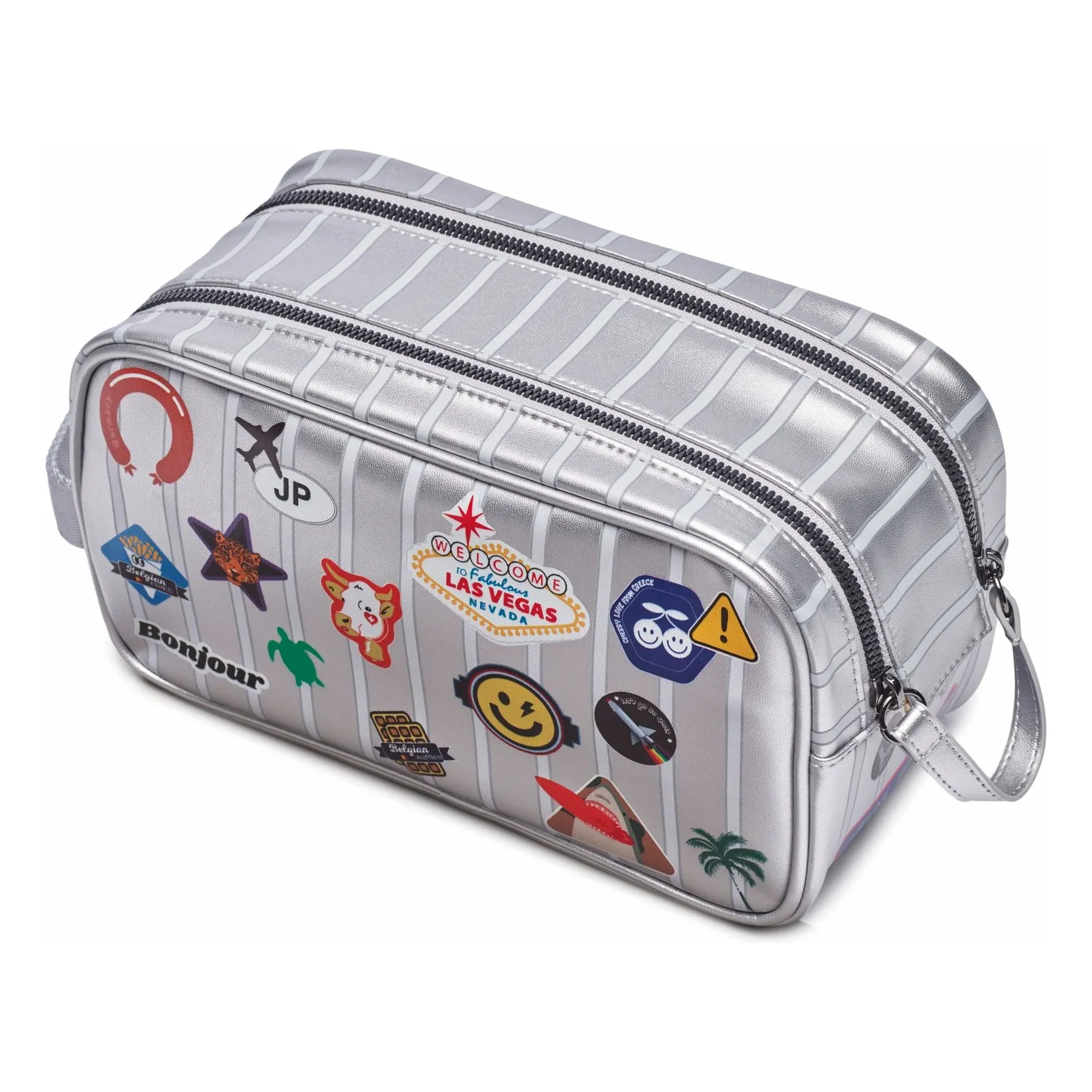 Trousse de Toilette Jetsetter | Argenté- Image produit n°2