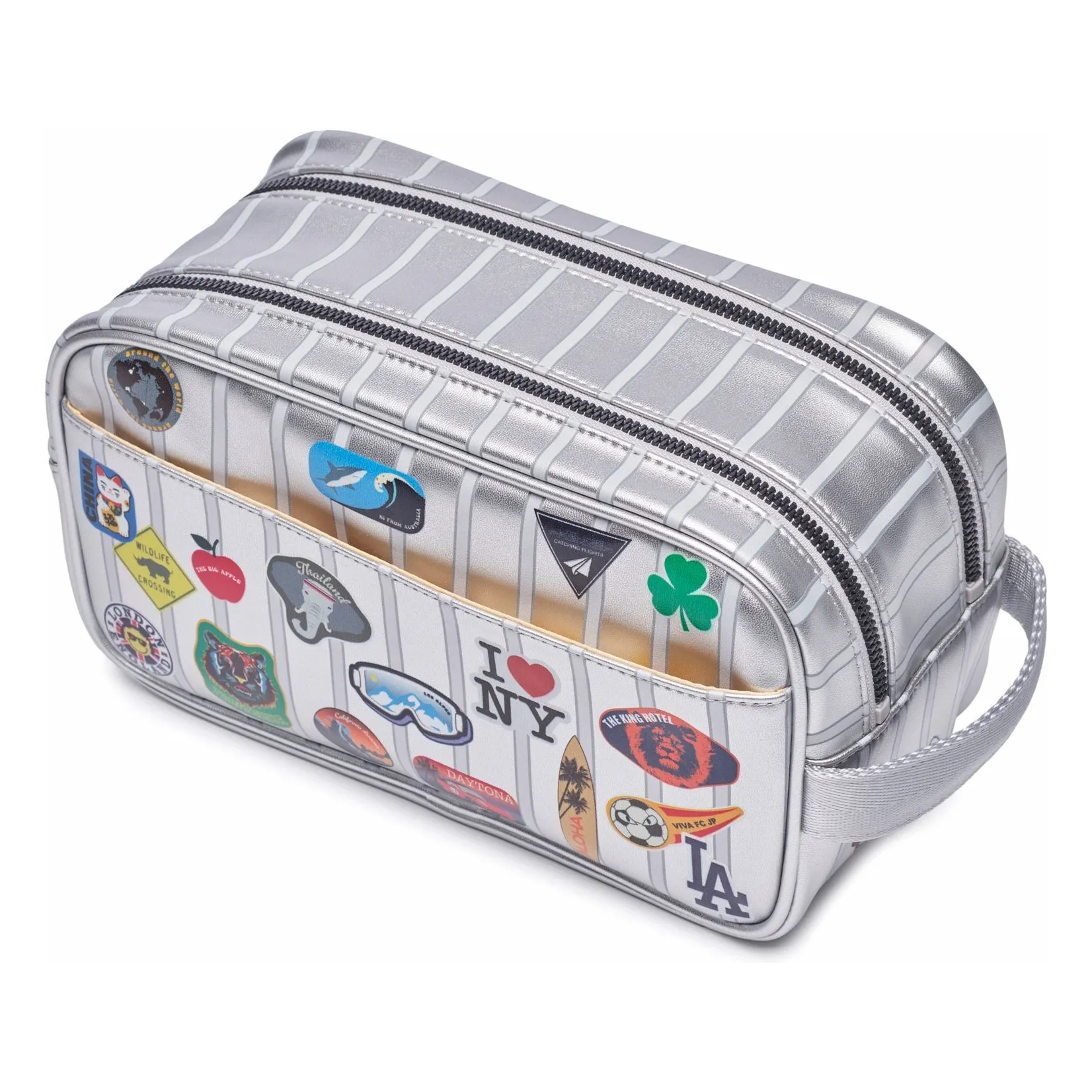 Trousse de Toilette Jetsetter | Argenté- Image produit n°1