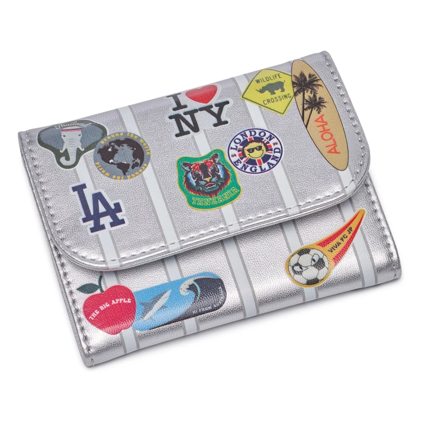 Porte Monnaie Jetsetter | Argenté- Image produit n°0