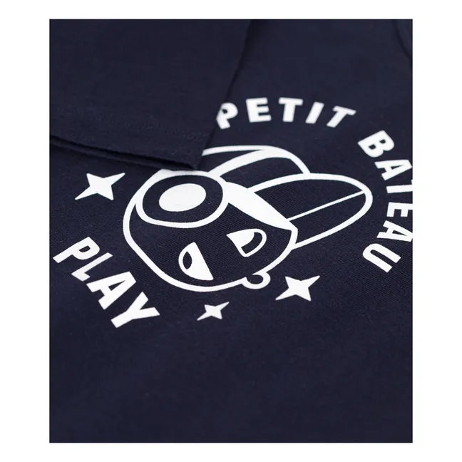 Camiseta serigrafiada | Azul Noche