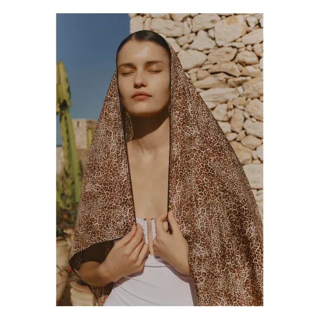 Vanessa Sposi X Laura Brown : Paréo Sarong Lin | Beige