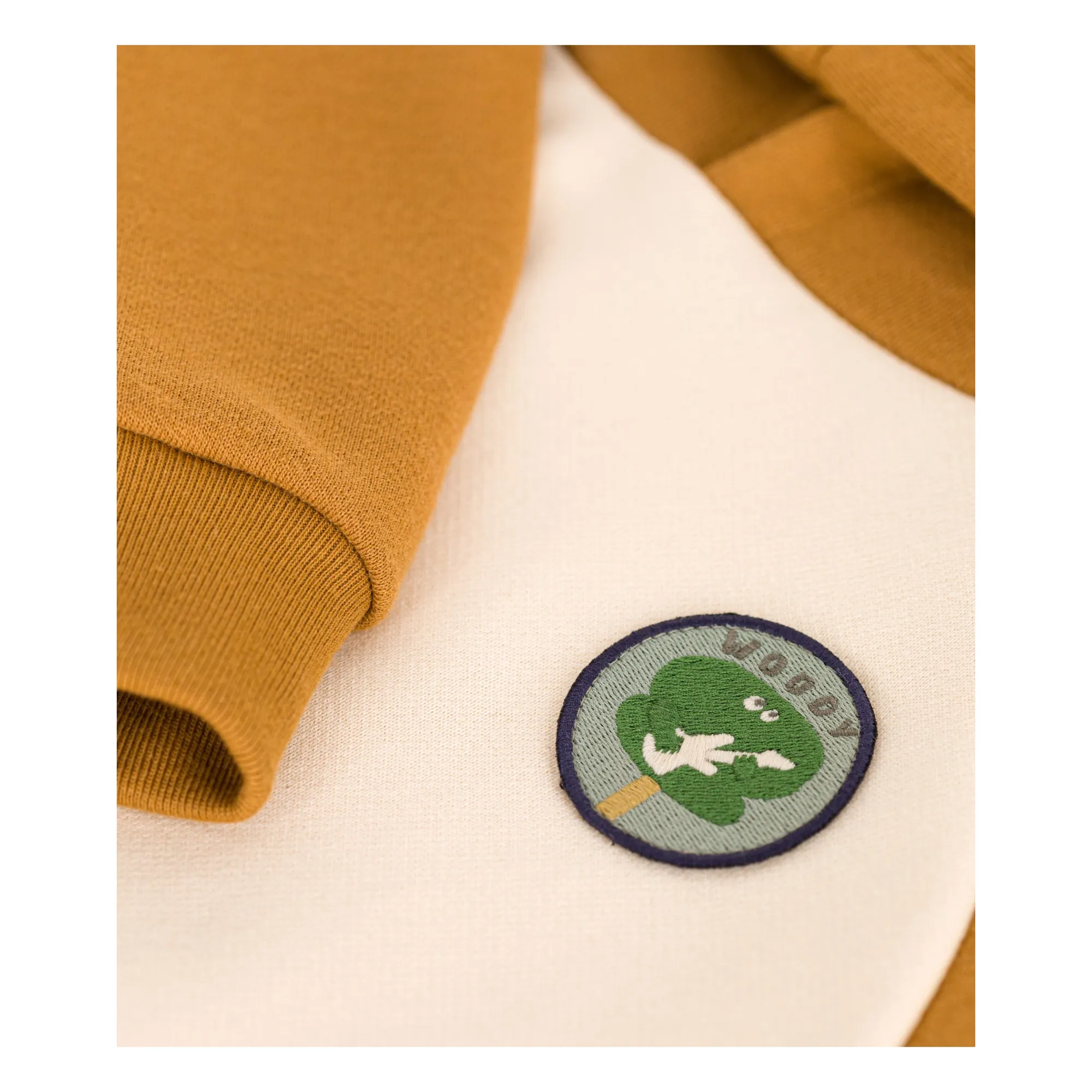 Sweat Capuche Woody | Beige- Image produit n°1