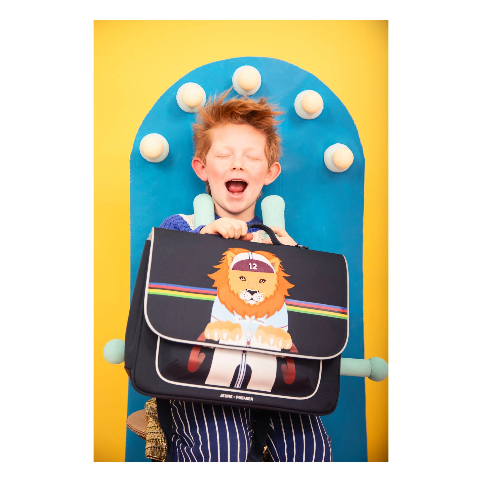 Cartable Midi King Of The Cobbles | Bleu nuit- Image produit n°3