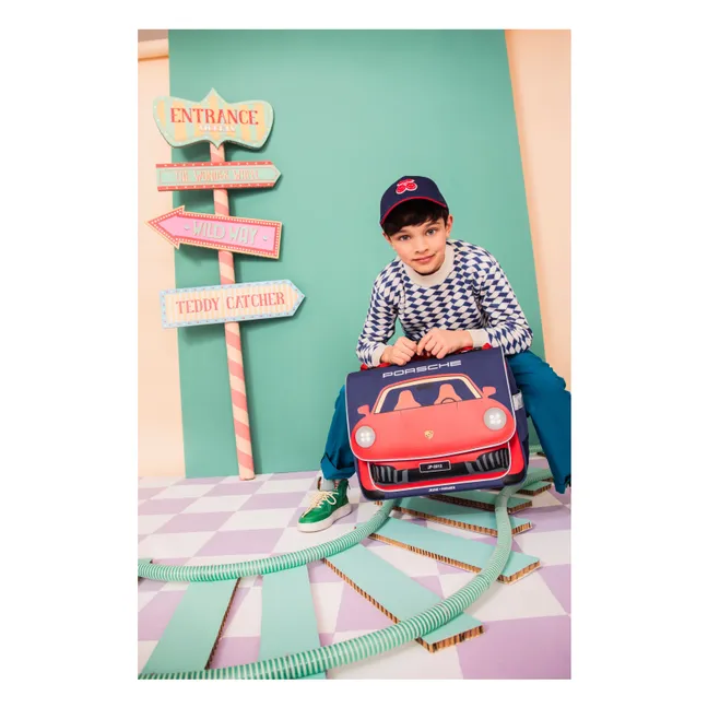 Cartable Midi Porshe | Bleu marine