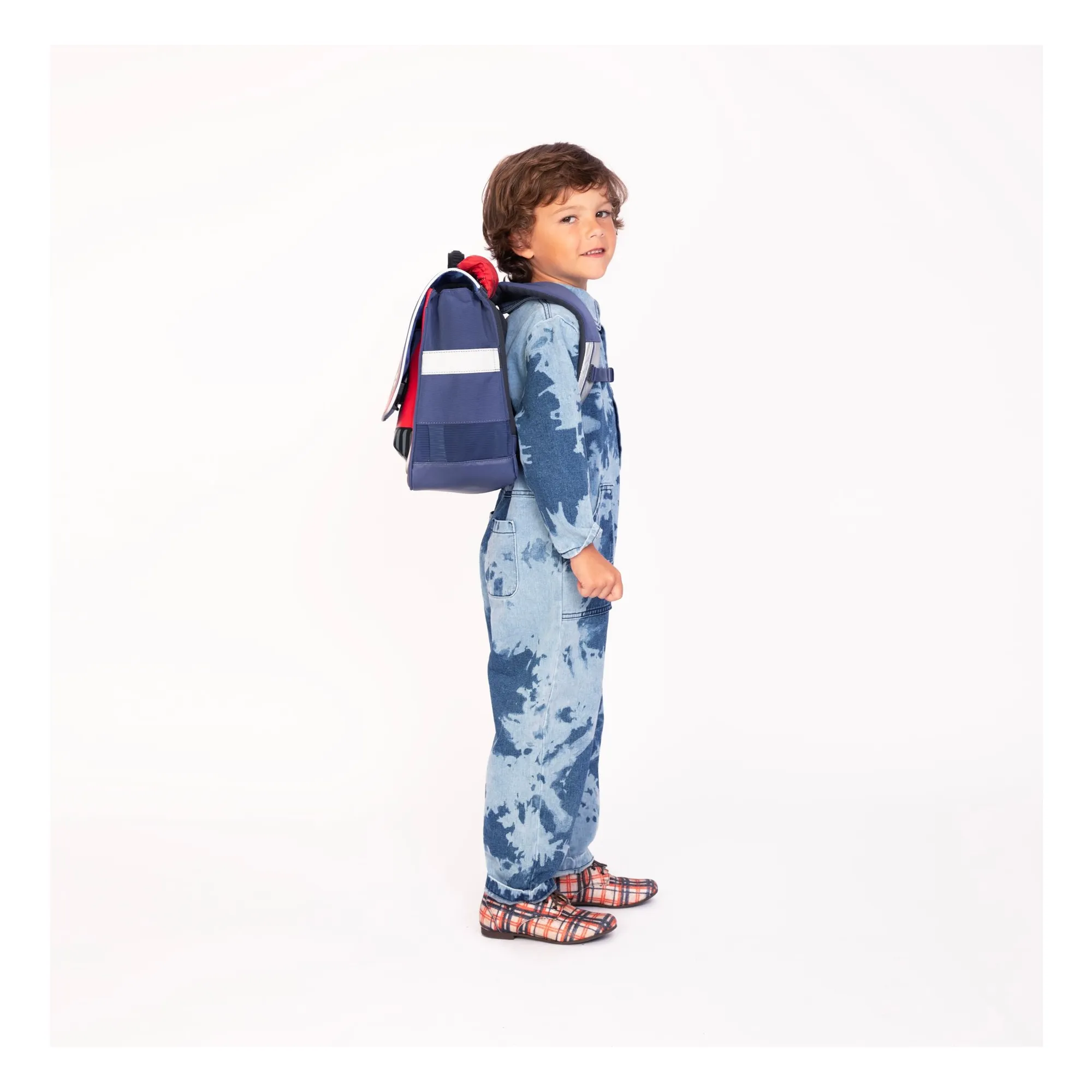 Cartable Midi Porshe | Bleu marine- Image produit n°1