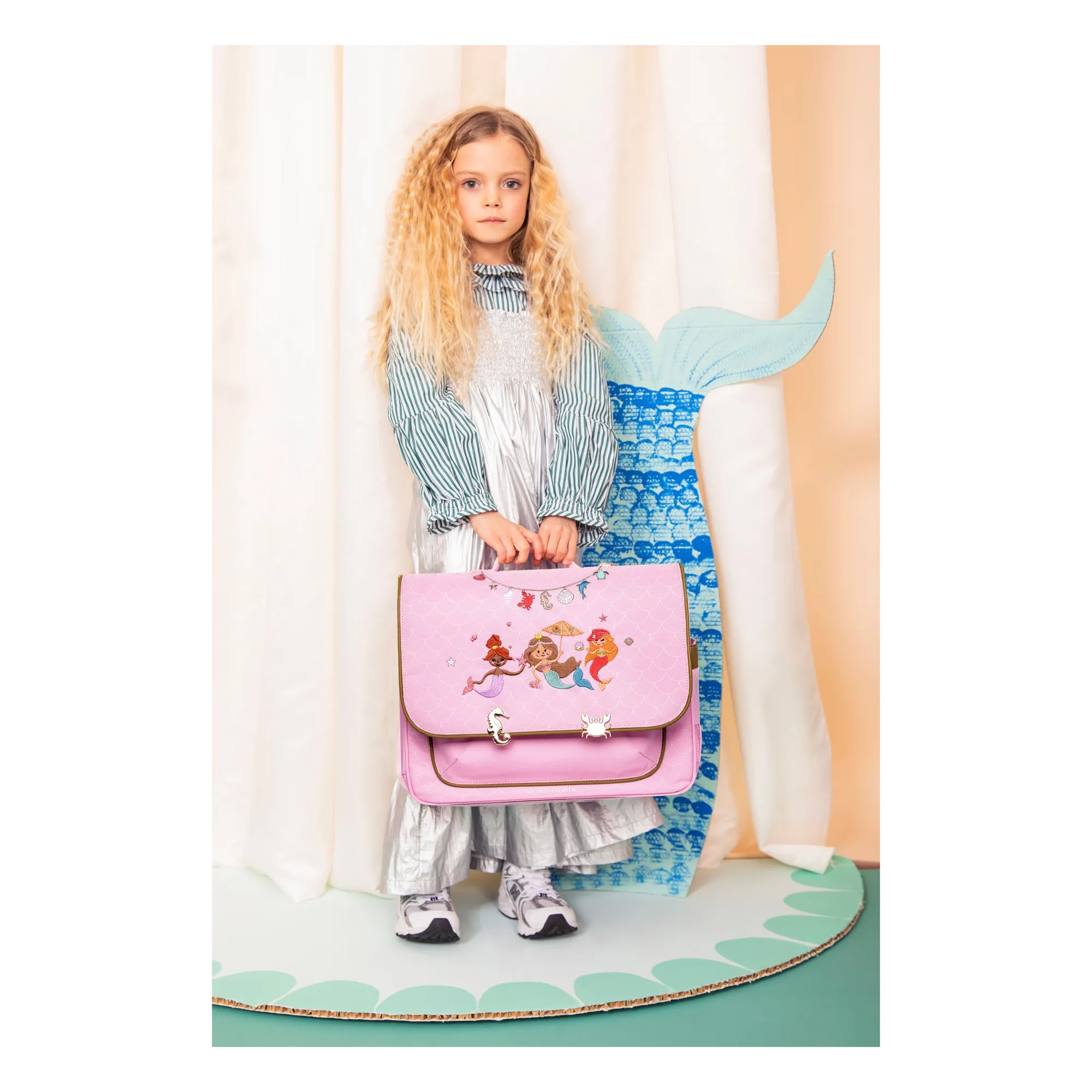 Cartable Midi Mermaids | Rose- Image produit n°3