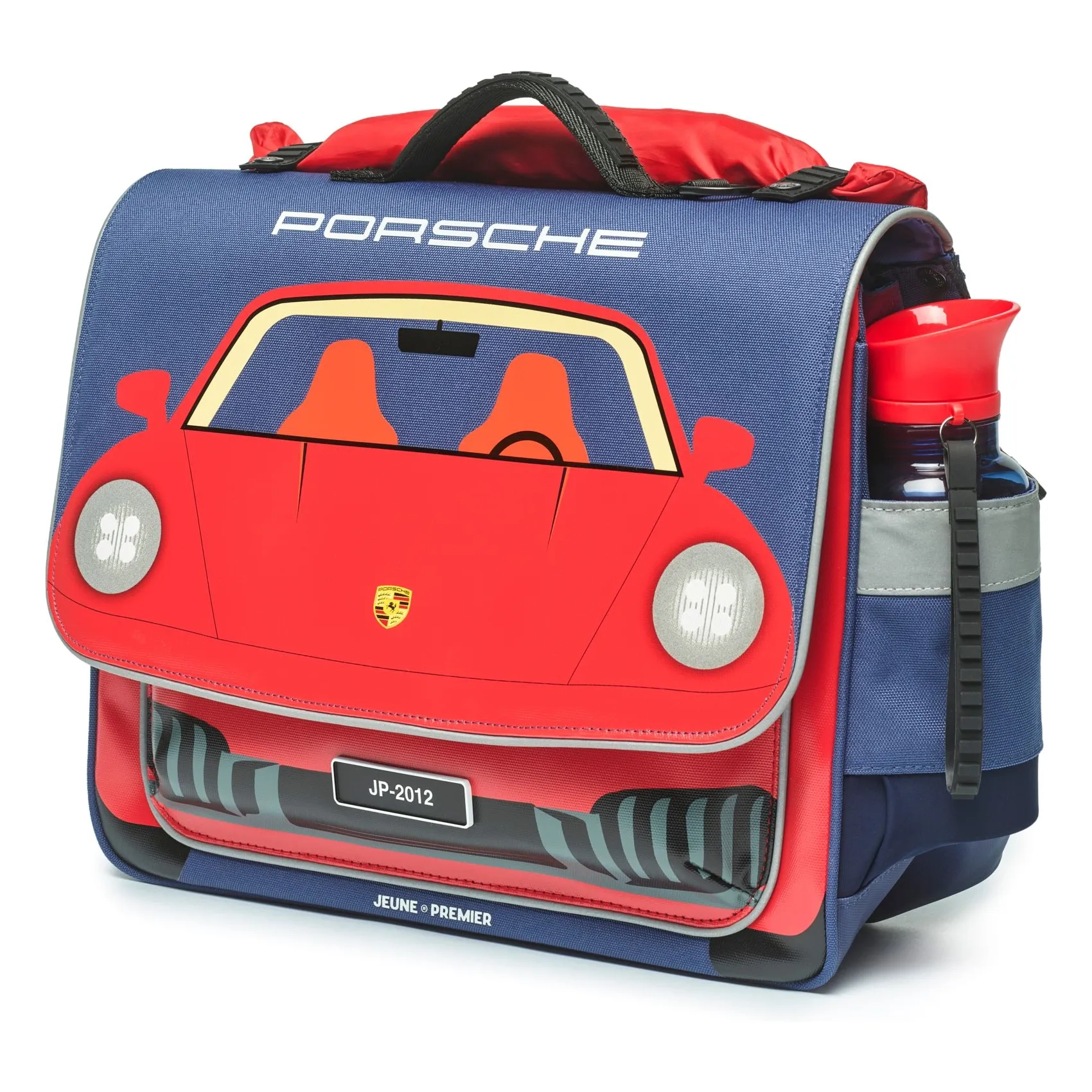 Cartable Midi Porshe | Bleu marine- Image produit n°6