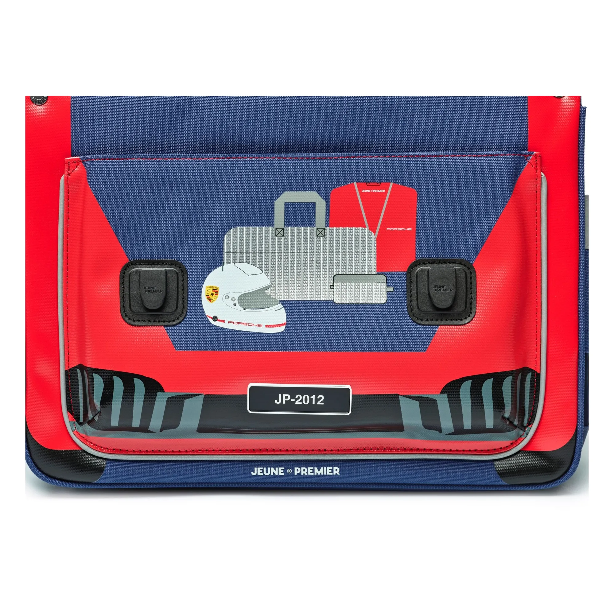 Cartable Midi Porshe | Bleu marine- Image produit n°5
